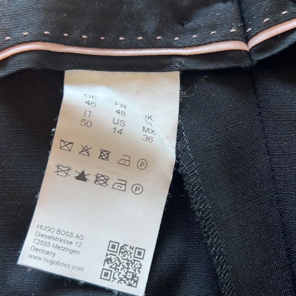 Hugo Boss women’s wide leg black dress trousers size 14 - Picture 3 of 4